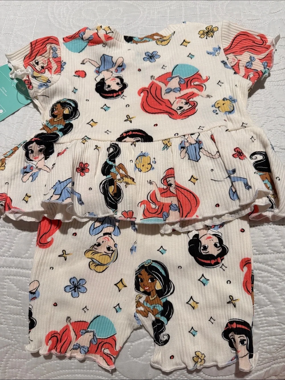 Disney & Old Navy Collaboration Disney Princess Shirt & Short Set